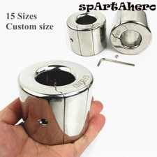 Ball Stretchers Custom Size 15 Sizes Stainless Steel Scrotum Pendants Testicle