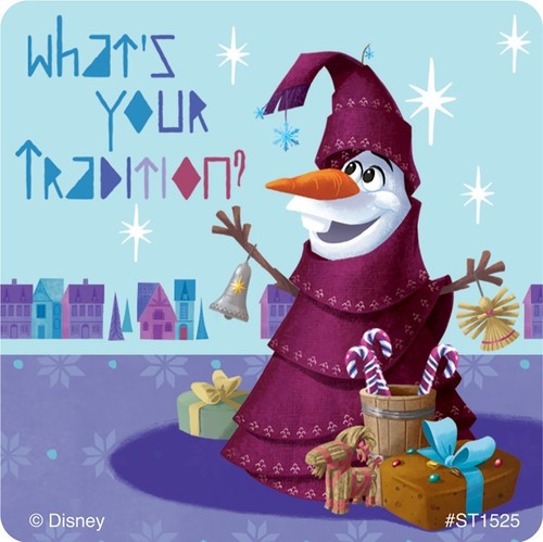 Olaf Frozen Adventure Stickers x 5 - Frozen Stickers Birthday Party Favours Loot - Picture 5 of 6