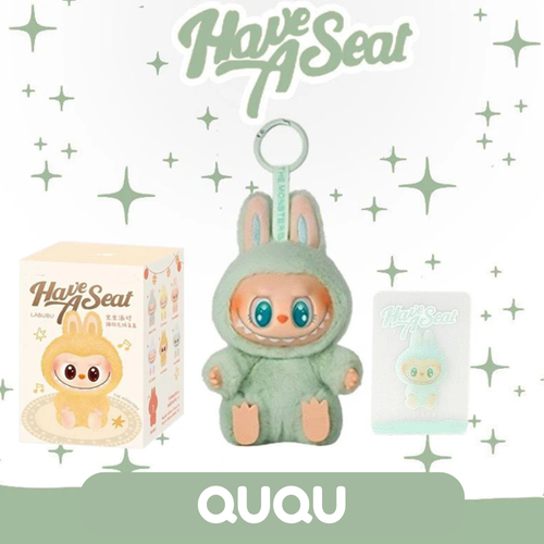 Have a Seat Series Pop Mart Labubu The Monsters Plush Pendant Blind Box of 6 - Picture 24 of 34