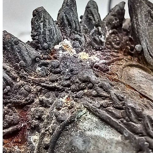 Rare Vintage Foo Dog Thai Sitting Lion Guardian Statue Bronze Feng Shui Figurine - Picture 17 of 24