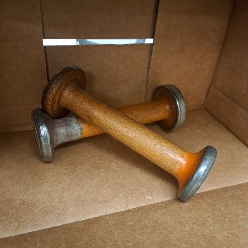 ANTIKE INDUSTRIELLE NÄHEN WEBEN 6 ZOLL GARNSPULE FADENSPINDEL TEXTILSPULE - Bild 1 von 6