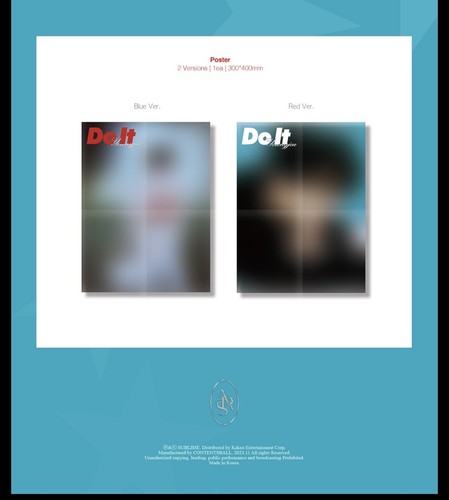 In Stock! GOT7 Youngjae 1st Full Album [DO IT] RED VER. K-pop Sealed NEW - Picture 6 of 6