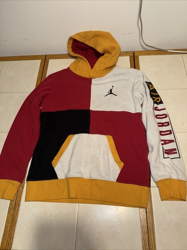 Jordan Kids Size Large Paprika Fleece Pullover Hoodie