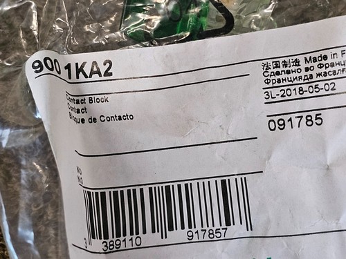 Schneider 9001KR1BH7 Panel Pushbutton Switch Contact Block 1KA2 900 1KR1BH5 - Picture 4 of 9