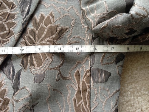 Giorgio Armani Collezioni jacket blazer floral print sheen putty grey brown 6 - Picture 13 of 18