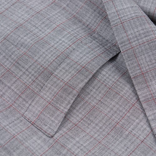Kiton Slim-Fit Light Gray Check Super 180s Wool Suit 48 Long (Eu 58L) NWT - Picture 4 of 10