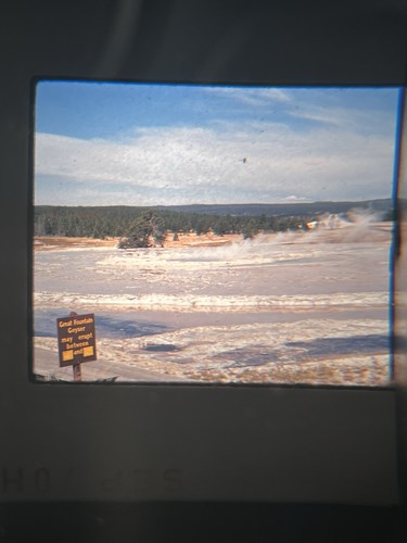 Kodachrome 35mm Slides Great Fountain Geyser Yellowstone Buck Squirrel 1970 X11 - Picture 7 of 12