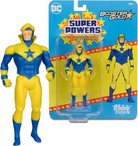 McFarlane Toys - Modellino DC Super Powers Booster Gold 4,5 pollici - Foto 7 di 8