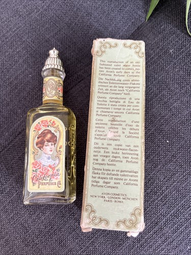 Vintage Avon Bottle Anniversary Keepsake California Perfume Moonwind - Picture 5 of 9