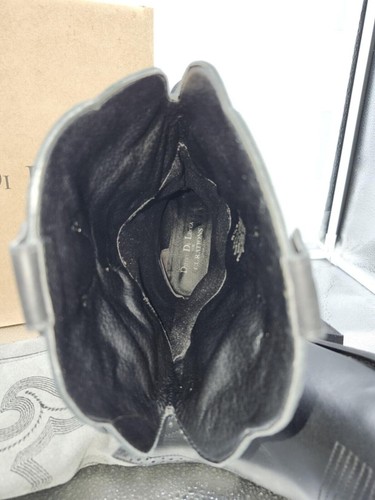 Diego Di Lucca Western Cowboystiefel schwarz & grau Leder Wildleder Damengröße 7,5 - Bild 11 von 14