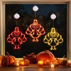 Sakayo 3 Pack Thanksgiving Turkey Lights, Battery Operated Window Lights with...