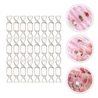 24 Pcs Mini Jewelry Box Transparent Plastic Candy Shape Storage Organizer