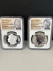 2023-S Proof $1 Morgan and Peace Silver Dollar 2pc Set NGC PF70UC FDI Morgan