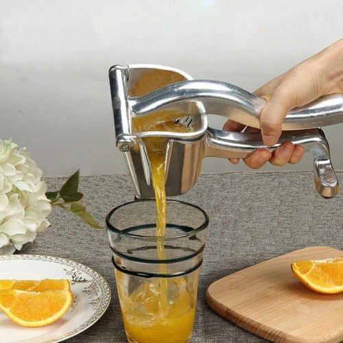 SPREMIAGRUMI ESTRATTORE MANUALE DI SUCCO PRESSA FRUTTA FRESCA ALLUMINIO 10918 - Foto 3 di 7