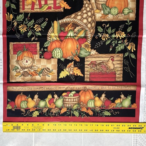 Temporada de Cosecha Otoño Otoño Colgante de Pared Banner Edredón Panel de Tela Leslie Beck - Imagen 8 de 9