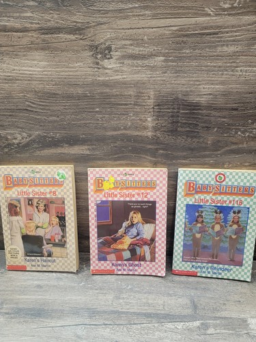 Lot of 5 Baby-Sitters Club Little Sister Books #8 #12 #69 #70 & #116 - Foto 1 di 12