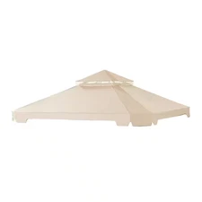Canopy Top Cover Set 10 Ft. X 10 Ft. Cottleville Gazebo Fabric Beige
