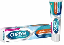 COREGA Denture Adhesive Cream: STRONG HOLD  Made in Germany FREE SHIPPING