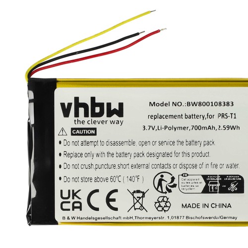 Batería reemplaza Sony LIS1476 1-853-104-11 LIS1476MHPPC(SY6) 700mAh - Photo 5/9