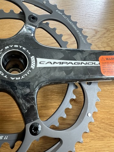 Campagnolo 11 Speed Carbon Record Crankset - Picture 5 of 8