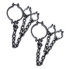  2 Pcs Shackles Prop Halloween Costume Props Decor Cosplay Accessories