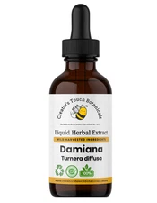 Damiana Tincture | Turnera diffusa Liquid Herbal Extract | Natural Energy, Mood