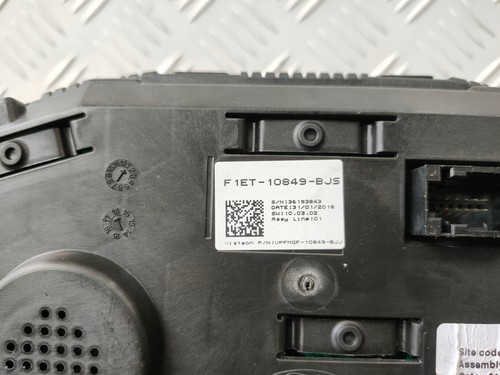 FORD FOCUS MK3 LIFT 2014-18 1.0 ECOBOOST LHD Kombiinstrument Tachometer Tachoein - Bild 5 von 5