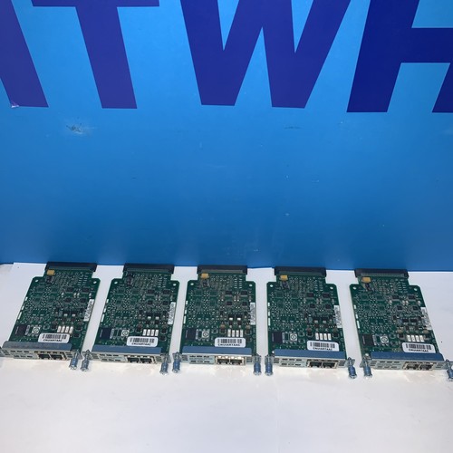 Lot of 5 CISCO VIC2-2FX0 2FXO 2 Port Voice Interface Card Module - Picture 1 of 3