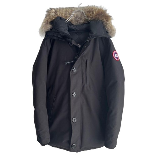 Canada Goose Jasper Parka L Black Coyote Fur Final Model Men’s Down Jacket F/S - Picture 1 of 14
