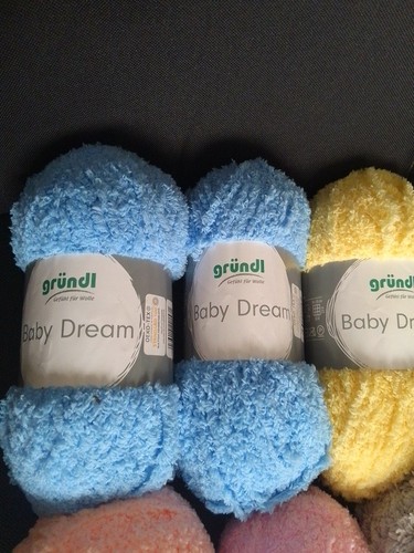 NEU* 14 x Babywolle zum Stricken & Häkeln vorwiegend Gründl & Schachenmayr - Bild 3 von 9