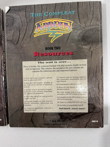 The Compleat Arduin Book One Rules & Book Two Resources Hargrave - Picture 4 of 5