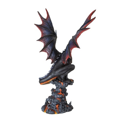 Fantasy Dragons Vulkanischer Drache Resin Figur - Bild 1 von 4