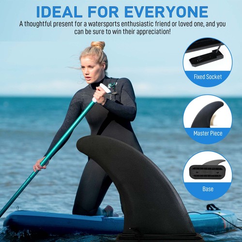 9" Sup Fin Ersatz - Stand Up Paddleboard Finne Ersatz, Schnellspanner... - Bild 8 von 9
