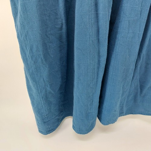 Terra & Sky Blue Dress Size 4x (28w-30W) 100% Cotton Casual - Picture 13 of 15