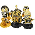  9 Pcs Honeycomb Birthday Decorations Centerpieces for Tables Party