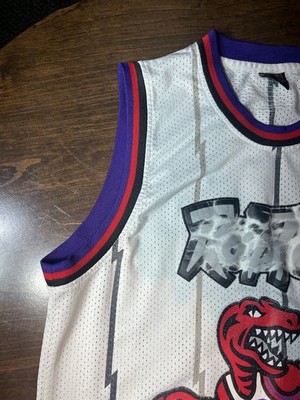 Vintage Nike Team Toronto Raptors Vince Carter #15 White