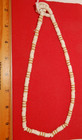 African Ostrich & Emu  Shell Necklace - Hand Drilled with Button & Loop Closure — photo 2