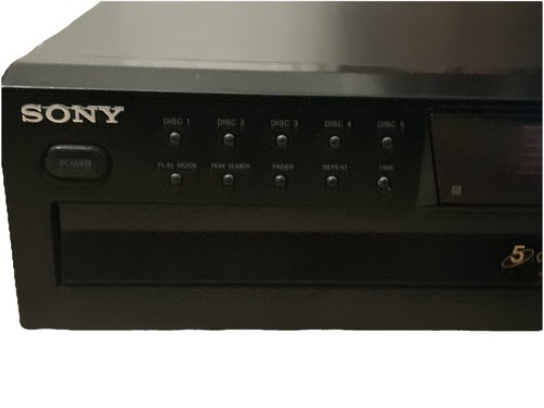 Sony CDP-CE375 Compact Disc 5 Disc CD Player Changer ~ No Remote ~Fast Shipping - Picture 3 of 7