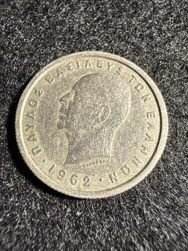 1962 Greece Coin 50 Lepta Great Condition - Picture 9 of 9