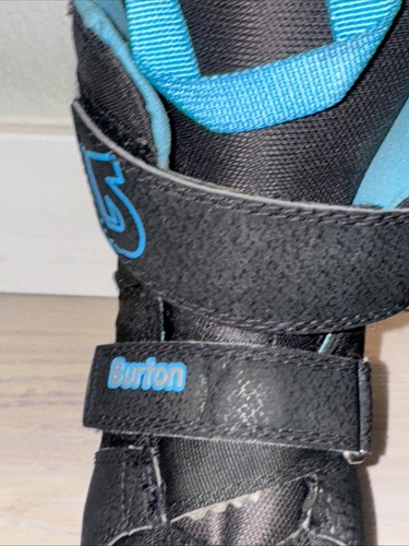 Botas de Snowboard Burton Mini Grom Juveniles Talla 12C Snowboard Negro Azul Gancho Lazo - Imagen 9 de 16