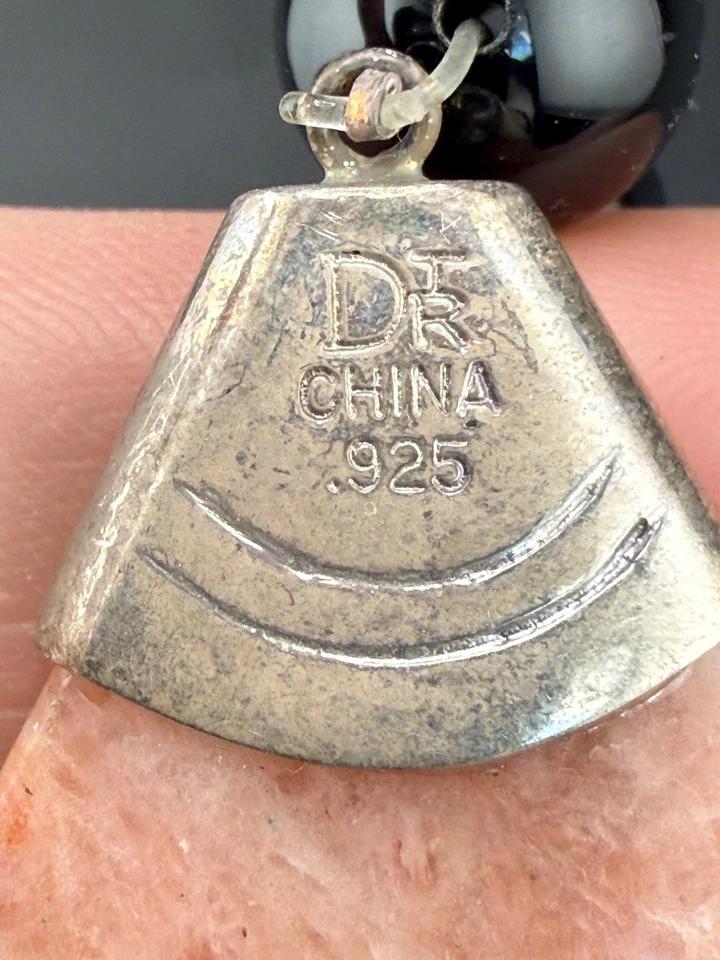 Браслет эластичный Mine Finds By Jay King бисер DTR черный розовый камень 7 дюймов - Изображение 3 из 4