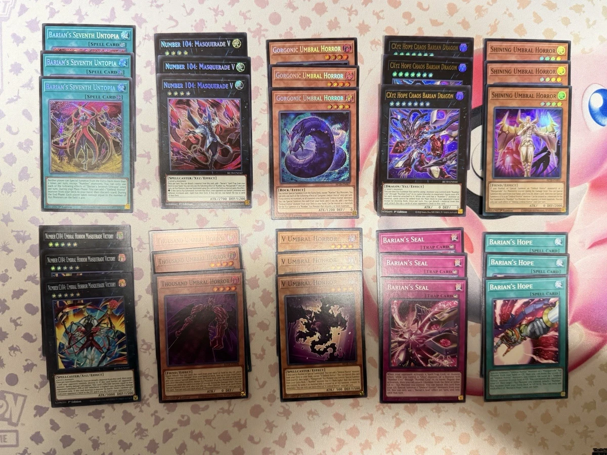 Yugioh! Umbral Horror Deck Core Beyond the Brave BETB-EN (30 Cards)
