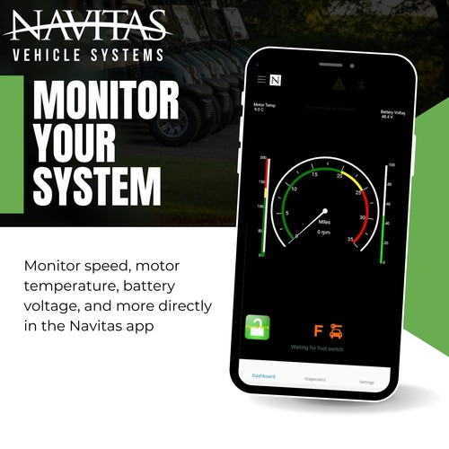 Kit de motor y controlador de CA Navitas TAC3 para modelos Club Car con Curtis 1510/1515 - Imagen 3 de 9
