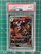 2023 POKEMON PAL EN-PALDEA EVOLVED ILLUSTRATION RARE #213 GOTHORITA PSA 8