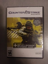 Counter Strike Source PC CD-ROM Game 2005 4 Disc Set Complete All Discs