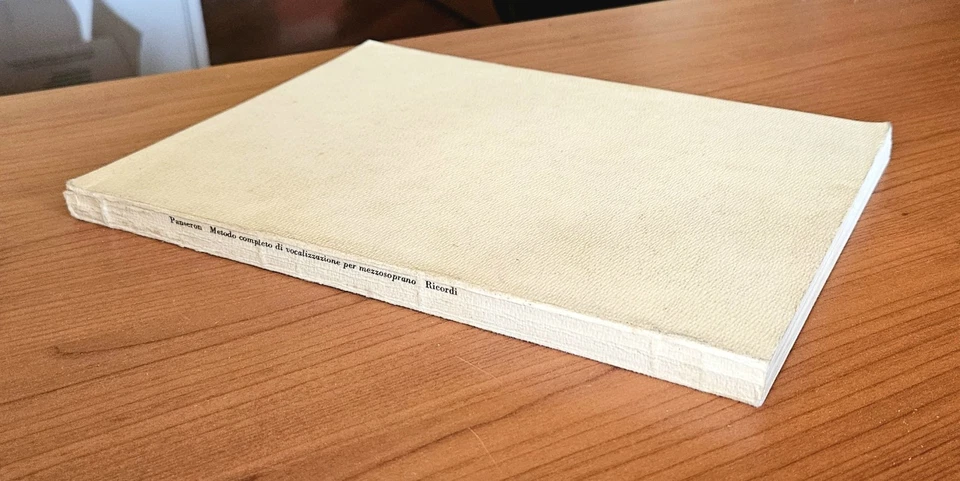 Metodo Completo Di Vocalizzazione Per Mezzosoprano - Panseron - Ed. Ricordi 1970 - Immagine 3 di 4