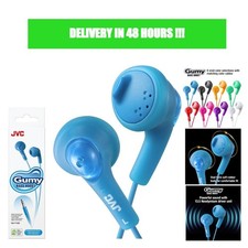 JVC Gumy Blue Wired In-Ear Earbuds HA-F160-A Bass Boost 3.5mm