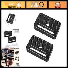 Universal Camera Cheese Plate with 1/4"  3/8" Threads for DSLR Tripod  Accesso