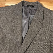 Jos A Bank Men s 100 Camel Hair 2-Button Blazer Dark Brown 46R