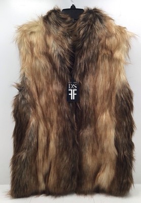 Donna Salyers Fabulous Furs Women s Red Fox Vest Size Medium